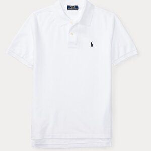 Ralph Lauren White Brand New Boys classic fit shirt mesh polo shirt